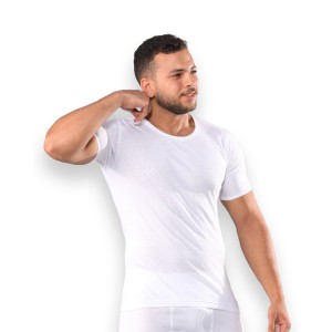 فانله نص كم ابيض