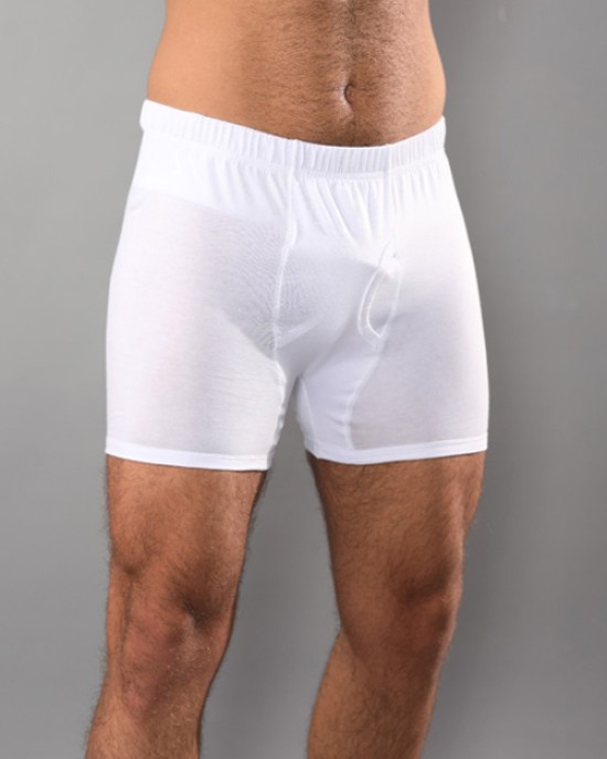 شورت رجالي ابيض