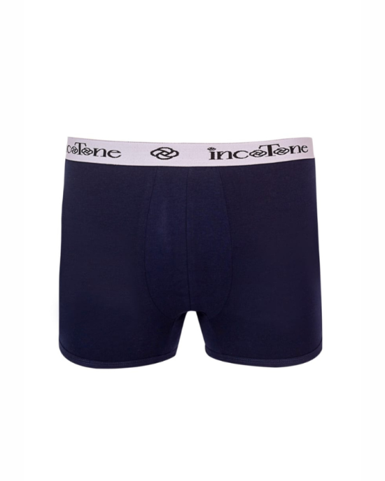 بوكسر رجالي سادة ليكرا كحلي